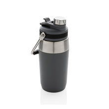 Carica l'immagine nel visualizzatore di Gallery, thermos da personalizzare in acciaio inossidabile, pp colore carbon-fossile_grigio 121715414 VAR02