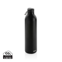 Carica l'immagine nel visualizzatore di Gallery, borracce personalizzate in acciaio inossidabile riciclato, polipropilene riciclato colore nero_nero 121715518 DET01
