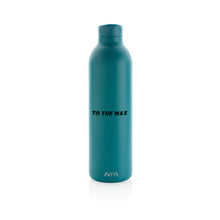 Carica l'immagine nel visualizzatore di Gallery, borracce stampate con logo in acciaio inossidabile riciclato, polipropilene riciclato colore turchese_azzurro 121715518 DET09