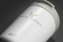 Carica l'immagine nel visualizzatore di Gallery, tazze termiche e bicchieri con tappo da personalizzare in acciaio inossidabile riciclato, polipropilene riciclato colore bianco_bianco 121715519 DET09