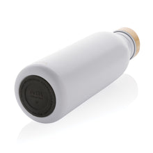 Carica l'immagine nel visualizzatore di Gallery, borracce da personalizzare in acciaio inossidabile riciclato, bambù colore bianco_bianco 121715523 DET06