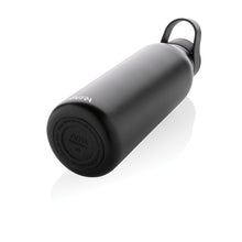 Carica l'immagine nel visualizzatore di Gallery, borracce personalizzate in acciaio inossidabile riciclato, polipropilene riciclato colore nero_nero 121715525 DET08
