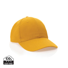 Carica l'immagine nel visualizzatore di Gallery, cappellini personalizzabili in cotone riciclato colore giallo_giallo 121717047 DET01