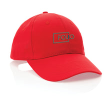 Carica l'immagine nel visualizzatore di Gallery, cappellini personalizzabili in cotone riciclato colore rosso-ciliegia_rosso 121717049 DET09