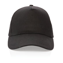 Carica l'immagine nel visualizzatore di Gallery, cappellini personalizzati in cotone riciclato colore nero_nero 121717050 DET03