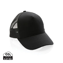Carica l'immagine nel visualizzatore di Gallery, cappellini personalizzati in cotone riciclato, rpet colore nero_nero 121717052 DET01