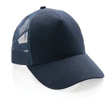 Carica l'immagine nel visualizzatore di Gallery, cappellini personalizzati in cotone riciclato, rpet colore blu-navy_blu 121717052 DET08