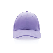 Carica l'immagine nel visualizzatore di Gallery, cappellini stampati con logo in cotone riciclato colore lavanda_viola 121717047 DET03