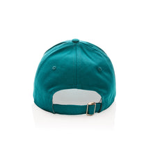 Carica l'immagine nel visualizzatore di Gallery, cappellini stampati con logo in cotone riciclato colore ottanio_ottanio 121717048 DET05