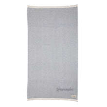 Carica l'immagine nel visualizzatore di Gallery, teli mare personalizzati in cotone, cotone riciclato colore blu-navy_blu 121717097 DET05