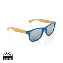 Carica l'immagine nel visualizzatore di Gallery, occhiali da sole personalizzati in rpc, fsc® bambù colore blu_blu 121717114 DET01