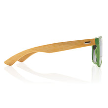 Carica l'immagine nel visualizzatore di Gallery, occhiali da sole promozionali in rpc, fsc® bambù colore verde_verde 121717114 DET04