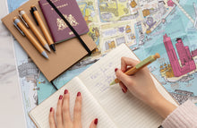 Carica l'immagine nel visualizzatore di Gallery, penne ecologiche personalizzate in bambù, paglia di grano colore nero_nero 121732771 DET07