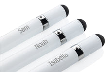 Carica l'immagine nel visualizzatore di Gallery, penne touchscreen da personalizzare in alluminio, pp colore bianco_bianco 121732811 DET05