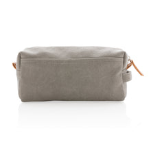 Carica l'immagine nel visualizzatore di Gallery, pochette e beauty case personalizzate in canapa, pu colore grigio_grigio 121742021 DET05