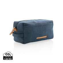 Carica l'immagine nel visualizzatore di Gallery, pochette e beauty case personalizzate in canapa, pu colore blu_blu 121742021 DET01