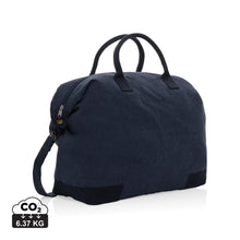 Carica l'immagine nel visualizzatore di Gallery, borsoni da viaggio personalizzati in canapa riciclato colore blu-navy_blu 121742434 DET01