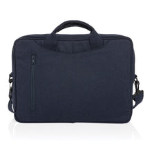 Carica l'immagine nel visualizzatore di Gallery, borse porta PC e documenti personalizzate in cotone riciclato colore blu-navy_blu 121744928 DET03