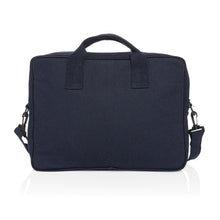 Carica l'immagine nel visualizzatore di Gallery, borse porta PC e documenti personalizzate in cotone riciclato colore blu-navy_blu 121744928 DET04