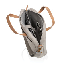 Carica l'immagine nel visualizzatore di Gallery, borse porta PC e documenti personalizzate in cotone riciclato, pu colore grigio_grigio 121747740 DET06