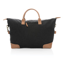 Carica l'immagine nel visualizzatore di Gallery, borsoni da viaggio personalizzati in cotone riciclato, pu colore nero_nero 121747742 DET03
