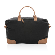 Carica l'immagine nel visualizzatore di Gallery, borsoni da viaggio personalizzati in cotone riciclato, pu colore nero_nero 121747742 DET04