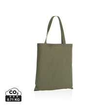 Carica l'immagine nel visualizzatore di Gallery, shopper personalizzate in cotone riciclato colore verde_verde 121747979 DET01