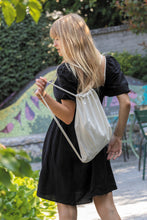 Carica l'immagine nel visualizzatore di Gallery, zainetti a sacco da personalizzare in cotone riciclato colore off-white_bianco 121747980 DET07