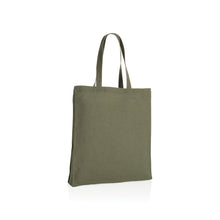 Carica l'immagine nel visualizzatore di Gallery, shopper personalizzate in cotone riciclato colore verde_verde 121747981 DET02