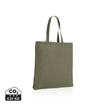 Carica l'immagine nel visualizzatore di Gallery, shopper personalizzate in cotone riciclato colore verde_verde 121747981 DET01