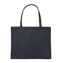 Carica l'immagine nel visualizzatore di Gallery, shopper personalizzate in denim riciclato colore blu_blu 121748002 DET03