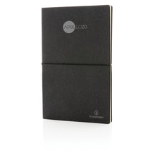 Carica l'immagine nel visualizzatore di Gallery, taccuini e block notes da personalizzare in cuoio rigenerato, carta colore grigio_grigio 121748938 DET07