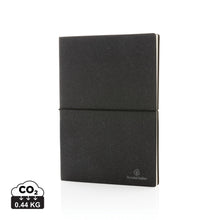 Carica l'immagine nel visualizzatore di Gallery, taccuini e block notes da personalizzare in cuoio rigenerato, carta colore grigio_grigio 121748938 DET01