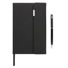 Carica l'immagine nel visualizzatore di Gallery, taccuini e block notes personalizzati in pu, carta colore nero_nero 121749009 DET05