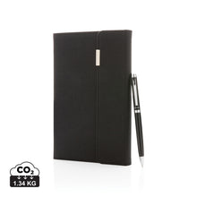Carica l'immagine nel visualizzatore di Gallery, taccuini e block notes personalizzati in pu, carta colore nero_nero 121749009 DET01