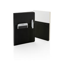 Carica l'immagine nel visualizzatore di Gallery, taccuini e block notes personalizzati in pu, carta colore nero_nero 121749018 DET09
