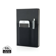 Carica l'immagine nel visualizzatore di Gallery, taccuini e block notes personalizzati in pu, carta colore nero_nero 121749018 DET01