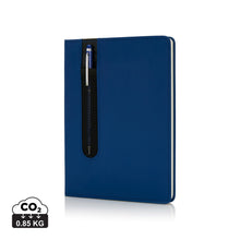 Carica l'immagine nel visualizzatore di Gallery, taccuini e block notes personalizzati in carta, acciaio inossidabile colore blu-navy_blu 121749048 DET01