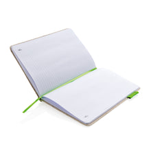 Carica l'immagine nel visualizzatore di Gallery, taccuini e block notes promozionali in cotone, bambù colore verde_verde 121749111 DET05