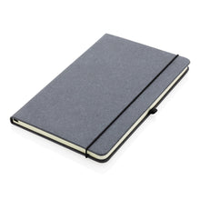 Carica l'immagine nel visualizzatore di Gallery, quaderni e block notes da personalizzare in cuoio rigenerato, carta colore grigio_grigio 121749137 DET03