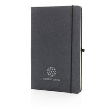 Carica l'immagine nel visualizzatore di Gallery, quaderni e block notes da personalizzare in cuoio rigenerato, carta colore grigio_grigio 121749137 DET08
