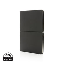 Carica l'immagine nel visualizzatore di Gallery, block notes e taccuini personalizzati in pu, carta colore nero_nero 121749139 DET01