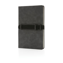 Carica l'immagine nel visualizzatore di Gallery, taccuini e block notes da personalizzare in pu, carta colore grigio_grigio 121749140 DET02