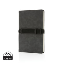 Carica l'immagine nel visualizzatore di Gallery, taccuini e block notes da personalizzare in pu, carta colore grigio_grigio 121749140 DET01