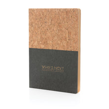 Carica l'immagine nel visualizzatore di Gallery, taccuini e block notes personalizzati in sughero, carta colore nero_nero 121749150 DET06