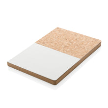 Carica l'immagine nel visualizzatore di Gallery, block notes e taccuini da personalizzare in sughero, carta colore off-white_bianco 121749150 DET03