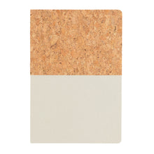 Carica l'immagine nel visualizzatore di Gallery, block notes e taccuini da personalizzare in sughero, carta colore off-white_bianco 121749150 DET04