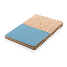 Carica l'immagine nel visualizzatore di Gallery, quaderni e block notes personalizzati in sughero, carta colore blu_blu 121749150 DET03
