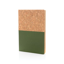 Carica l'immagine nel visualizzatore di Gallery, taccuini e block notes promozionali in sughero, carta colore verde_verde 121749150 DET02