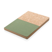 Carica l'immagine nel visualizzatore di Gallery, taccuini e block notes promozionali in sughero, carta colore verde_verde 121749150 DET03